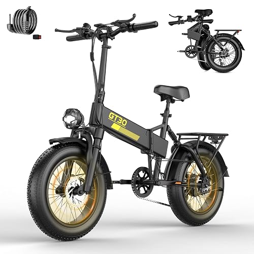 AVBDJOY 20'' Foldable E Bikes Up