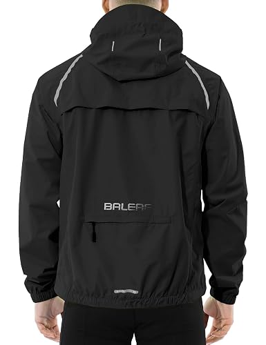 baleaf Men's Rain Jacket Waterproof Windbreaker Raincoat