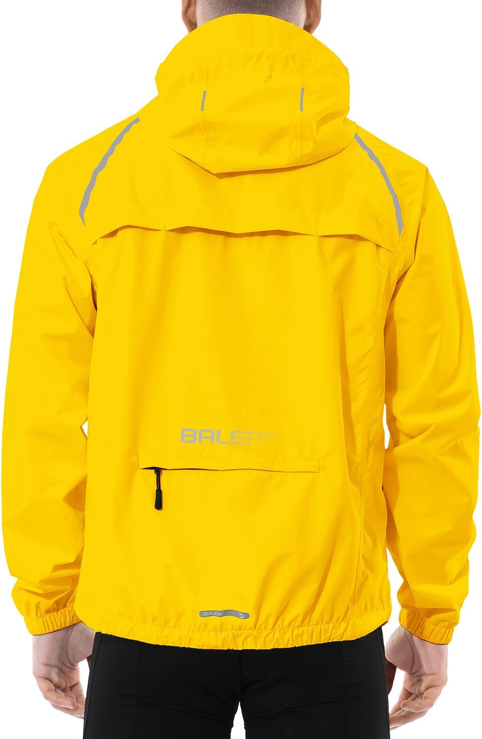 BALEAF Mens Rain Jacket Waterproof Reflective