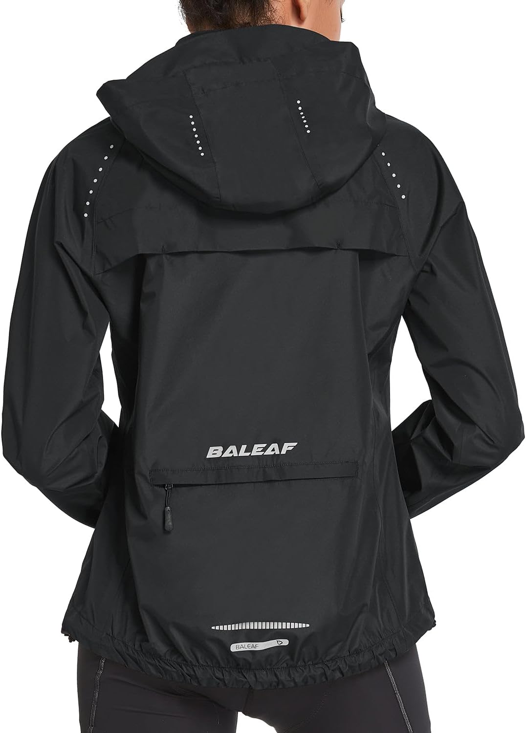 BALEAF Womens Rain Jacket Reflective Hooded