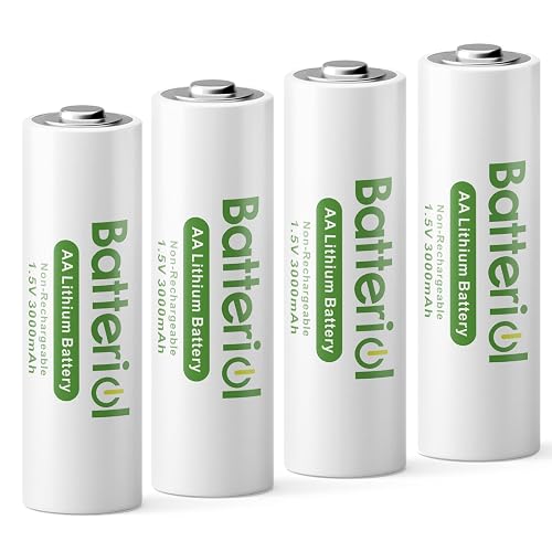 Batteriol Lithium Batteries AA