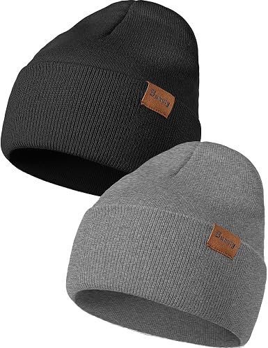 Beanie Hats for Men Women Knit Winter