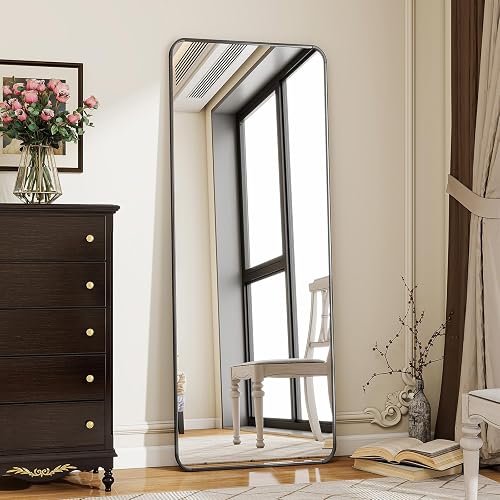 BEAUTYPEAK Black Full Length Mirror