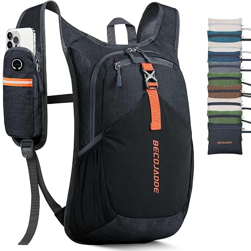 BECOJADDE 15L Small Hiking Backpack for Men