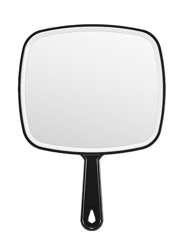 BEFUI Extra Large Handheld Mirror，Hand Salon Mirror