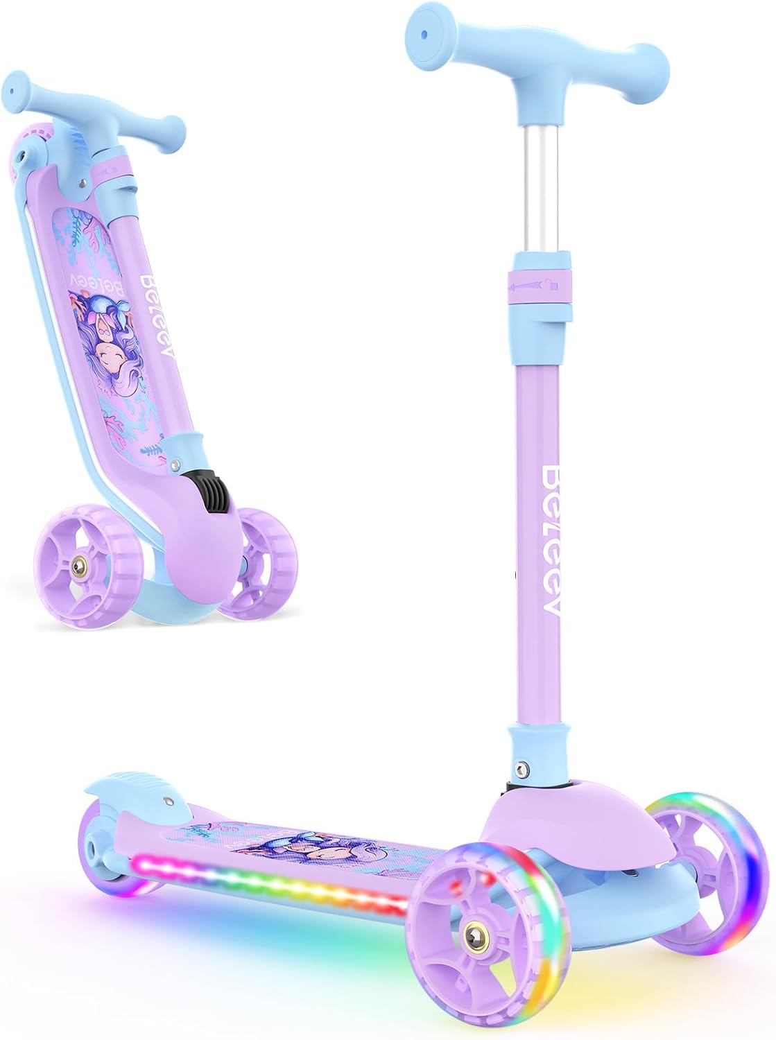 BELEEV A9 Kids Scooter LED Light-Up