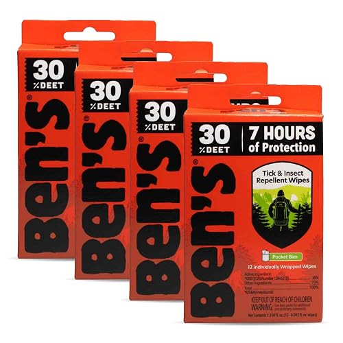 Ben's Tick & Insect Repellent Wipes -