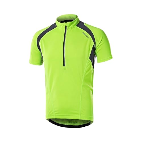 BERGRISAR Men's Half Zipper Cycling Jersey Short
