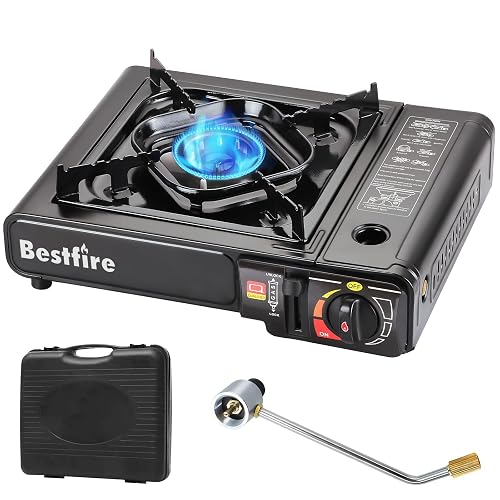 BESTFIRE Portable Dual Fuel Camping Stove -