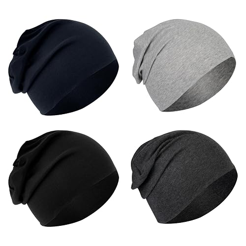 BEVTEE Cotton Slouchy Beanie for Men 4