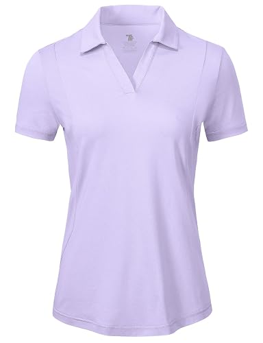 BGOWATU Women's Short Sleeve Golf Tennis Polo