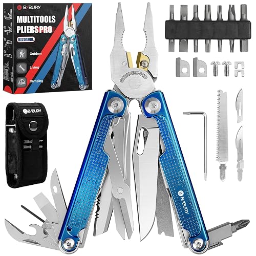 BIBURY Multitool Pliers BI2049BL with Blue Titanium