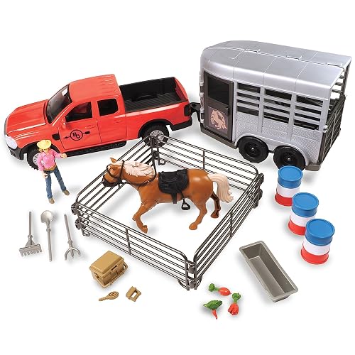 Big Country Toys: Truck & Horse Trailer