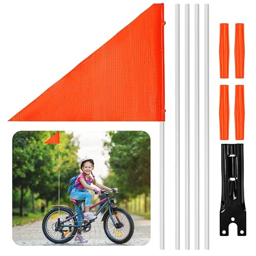 Bike Safety Flag with Pole - 5.5