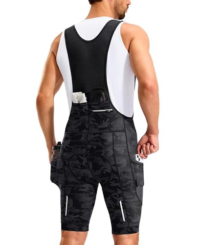 Bikewa Men's Cycling Bibs 4D Padded Bike