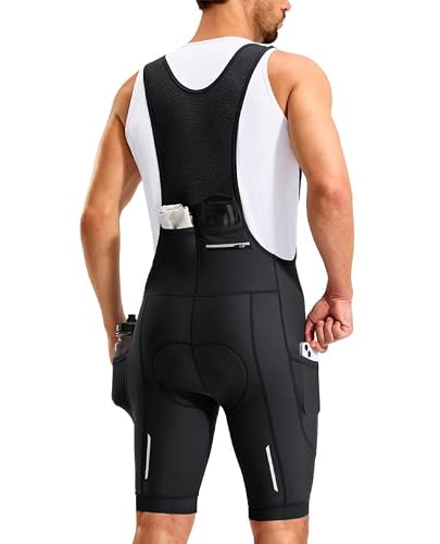 Bikewa Men's Cycling Bibs 4D Padded Bike