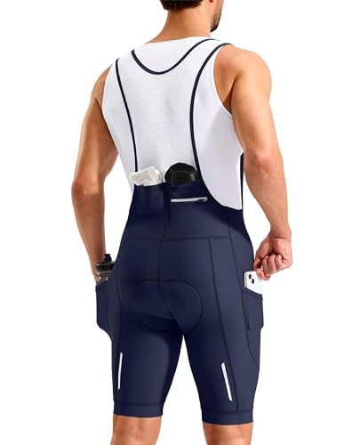 Bikewa Men's Cycling Bibs 4D Padded Bike
