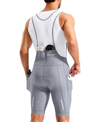 Bikewa Men's Cycling Bibs 4D Padded Bike