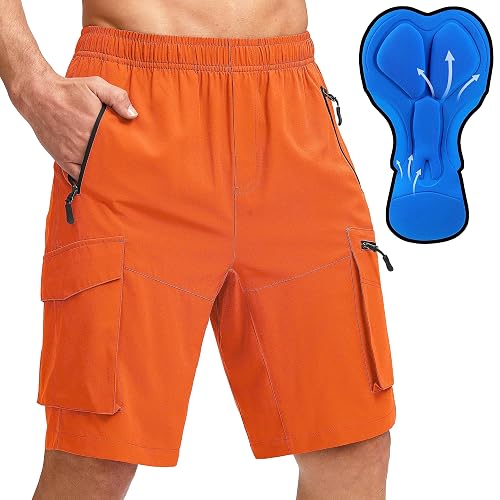 Bikewa Men's Mountain Bike Shorts 3D Padded