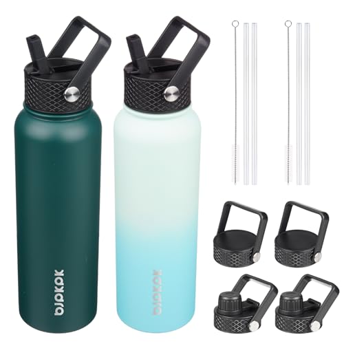 BJPKPK 2 Pack Insulated Water Bottles with