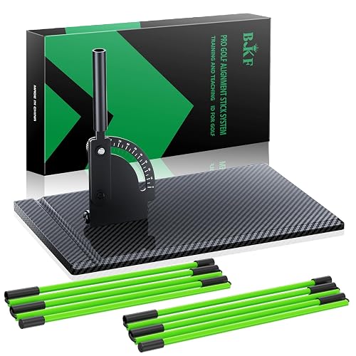 BKF Golf Alignment Sticks and Angle Holder