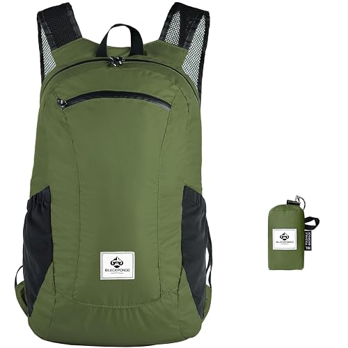 Blackpongo Small Backpack 18L Lightweight Packable Backpack
