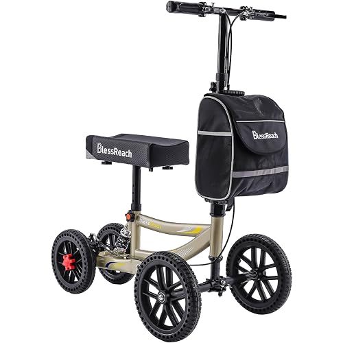 BlessReach Knee Scooter Walker Foot Injuries Ankle