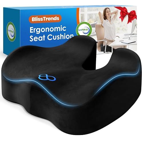 BlissTrends Seat Cushion with Velvet Cover