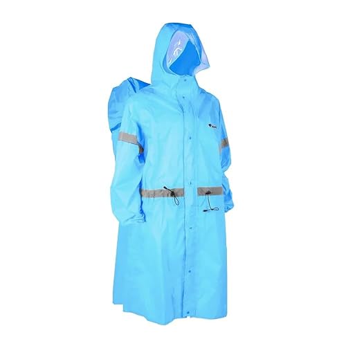 BlueField Unisex Reflective Outdoor Backpack Raincoat Rain