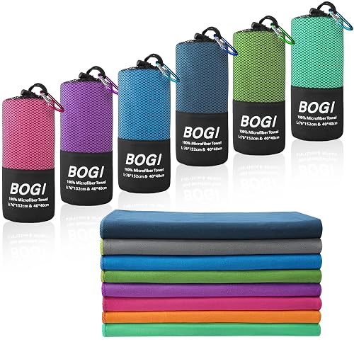BOGI Microfiber Travel Sports Towel-Quick Dry Towel