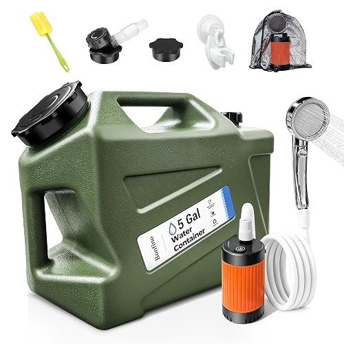 Bonfino Portable Camping Shower with 5 Gallon