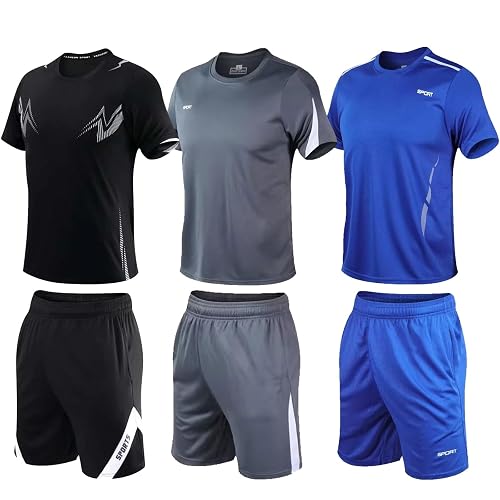 BOOMCOOL Gym Mens Clothes Workout Shirts for