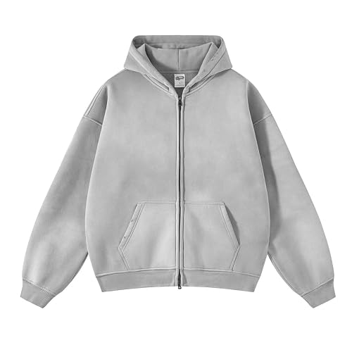 Botong Men Oversized Hoodies Vintage Cotton Casual