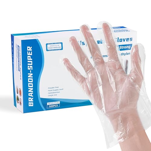 Brandon-super Food Prep Gloves Plastic Food Safe