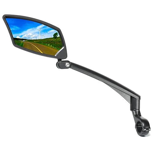 BriskMore Handlebar Bike Mirror - Crystal Clear