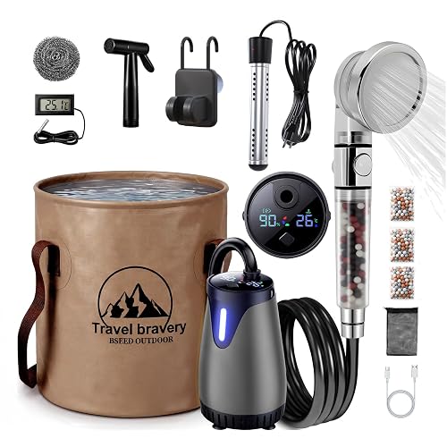 BSEED Portable Shower for Camping with Immersion