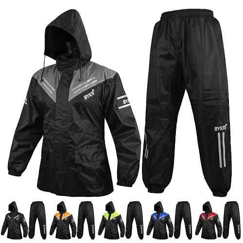 BYKR Waterproof Outdoors Motorcycle Rain Suits for