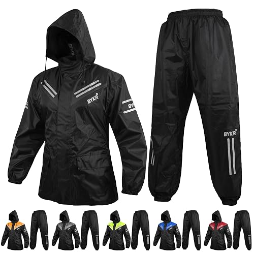 BYKR Waterproof Outdoors Motorcycle Rain Suits for
