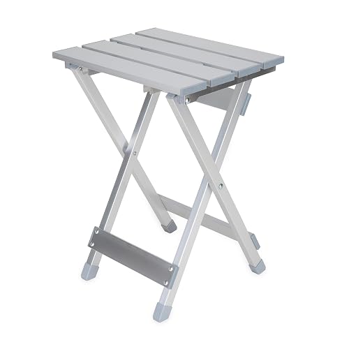 Camco Aluminum Small Outdoor Side Table -
