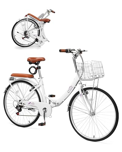 CamPingSurvivals 24/26 Inch Foldable Bike Bicycle