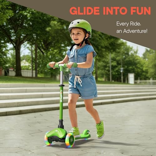 Campior Mini scooter LED wheels and adjustable handlebar