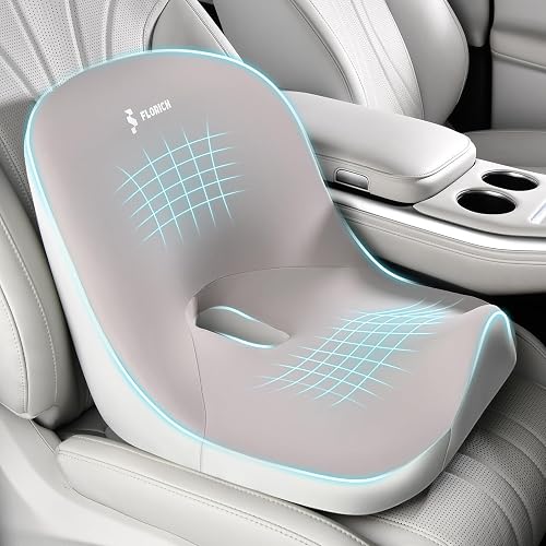 Car Seat Cushion and Lumbar Support Pillow