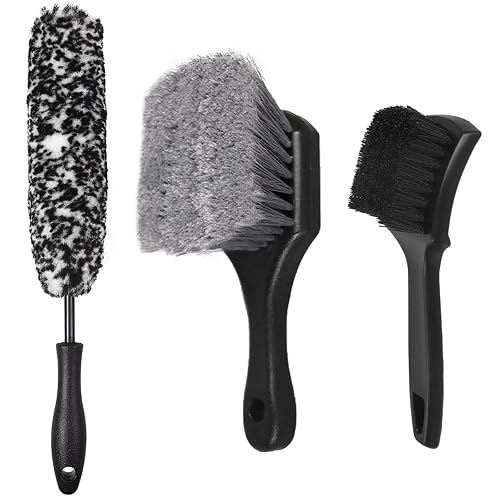 Car Wheel & Tire Brush Set