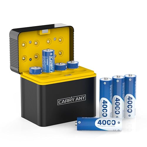 CARRY ANY 1. Rechargeable AA Batteries 8-Pack