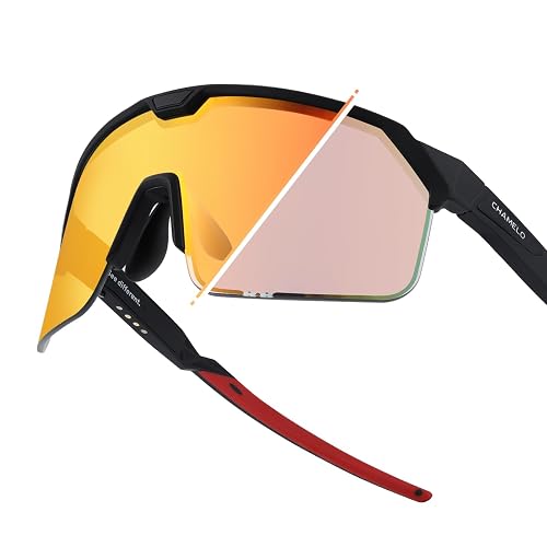 CHAMELO Shield Dual-Tint Sports Sunglasses