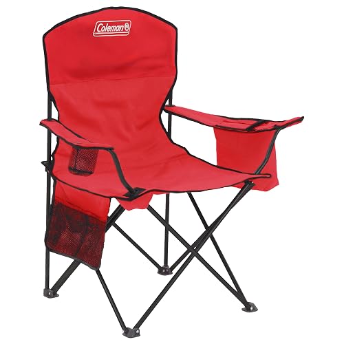 Coleman Portable Camping Chair with 4-Can Cooler