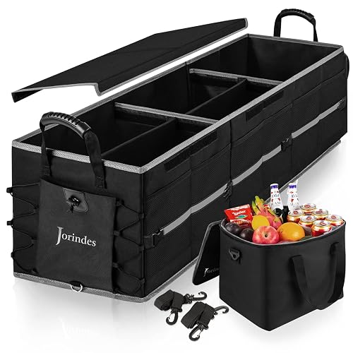 Collapsible Trunk Organizer for Car with Insulated