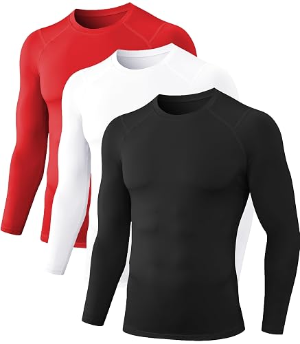 Compression Shirts Men Long Sleeve Athletic Thermal