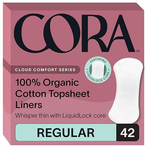 Cora 100% Organic Cotton Topsheet Period Liners