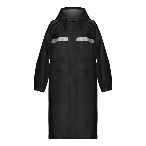 Coralrain Long Hooded Raincoat Safety Waterproof Emergency